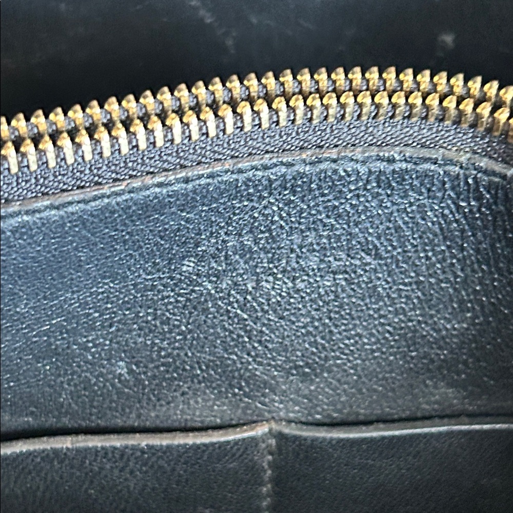 🔥 Smythson Panama cross-grain leather business shoulder bag - navy - Picture 7 of 12